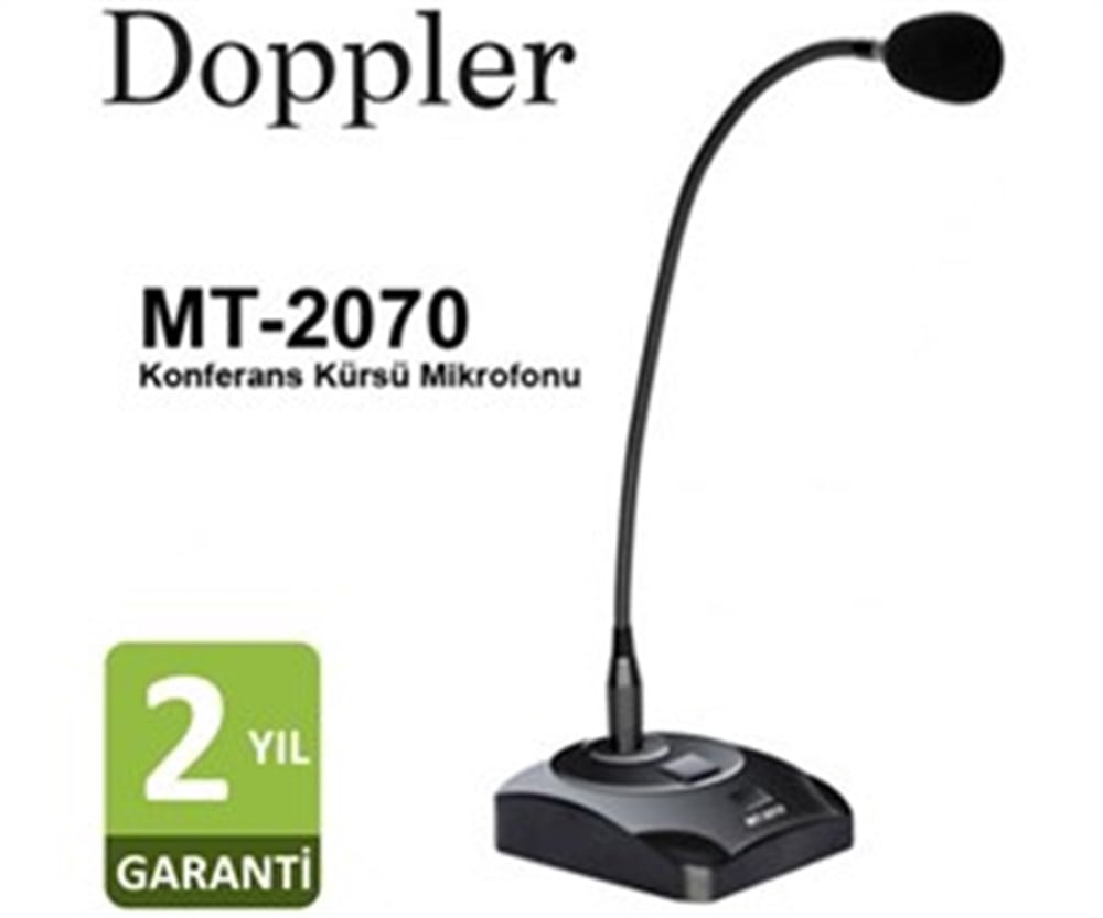 DOPPLER MT-2070 IŞIKLI MASA TİPİ KÜRSÜ MİKROFONU