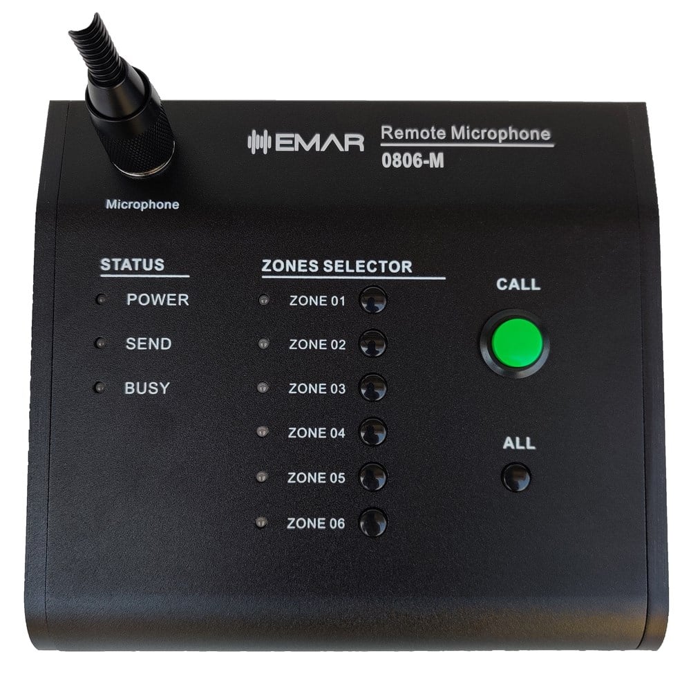 EMAR 0806-6x120W 7 BÖLGELİ 6x6 MATRİX MİKSER AMPLİFİKATÖR 