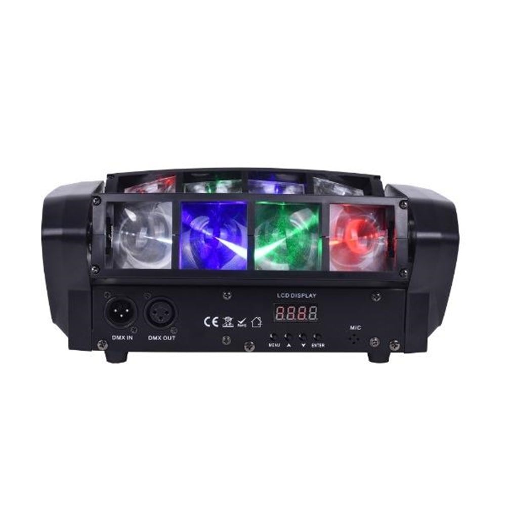 GOLD AUDIO DJ SPIDER 86 8 X 6W 100 WATT LED ROBOT IŞIK 
