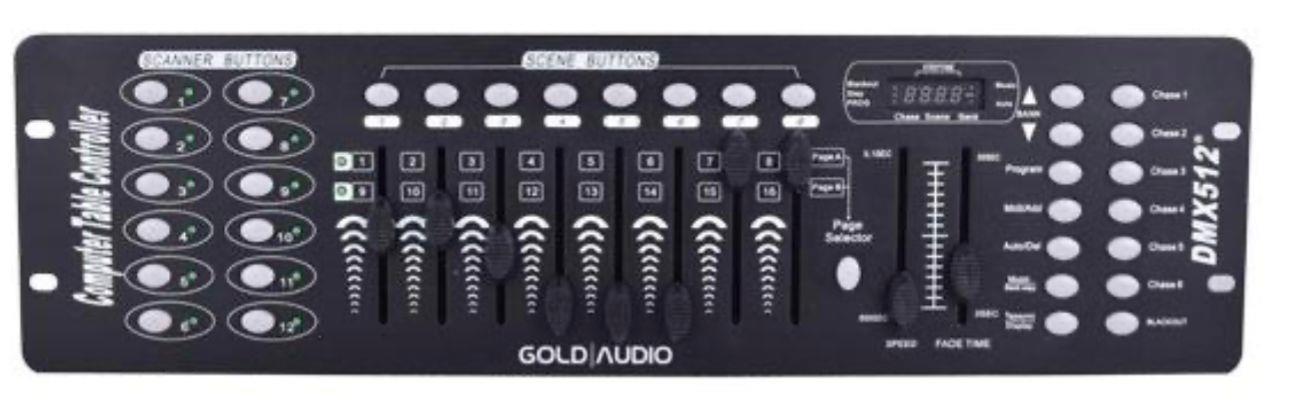 GOLD AUDİO DMX-512 IŞIK KONTROL MASASI
