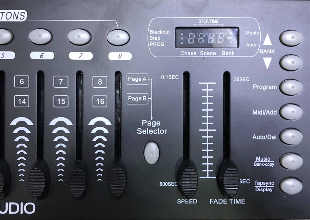 GOLD AUDIO DMX-512 IŞIK KONTROL MASASI