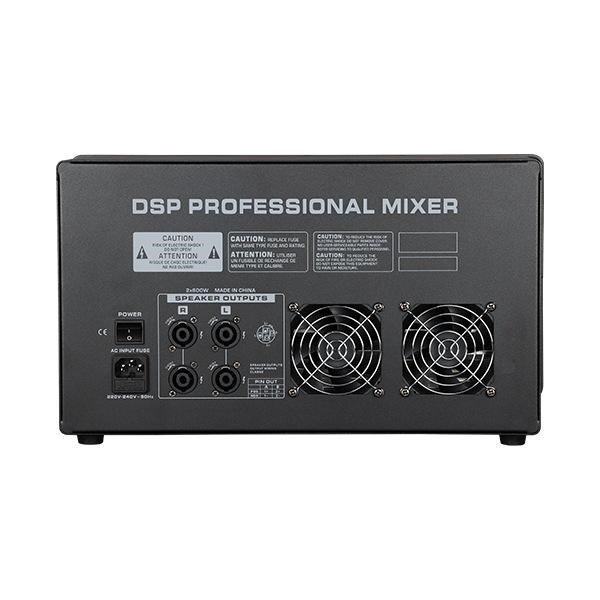 GOLD AUDİO ELITE-PUS10DSP 10 KANAL 2X600W 120 DSP EFEKTLİ ANFİLİ POWER MİKSER