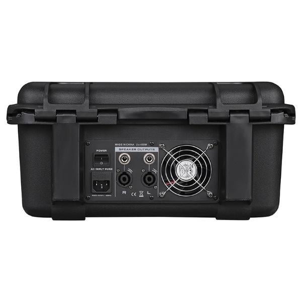 GOLD AUDIO PRO-M210P 10 KANALLI 2X350W TAŞIMA CASELİ ANFİLİ MİKSER