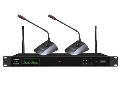 HTDZ HT-280U KABLOSUZ MASAÜSTÜ İKİLİ KÜRSÜ MİKROFONU