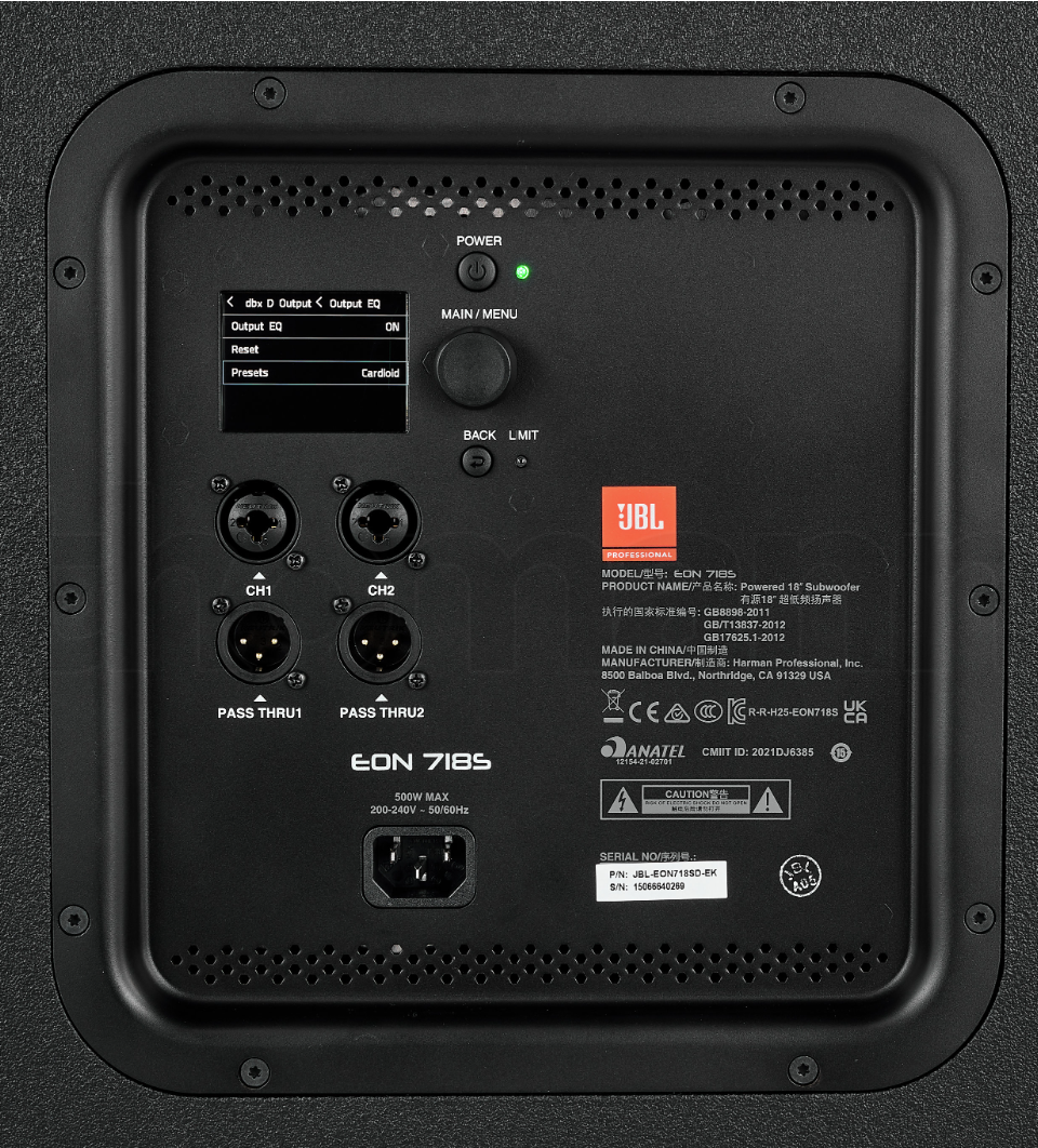 JBL EON 712 12İNÇ 1300 WATT AKTİF HOPARLOR