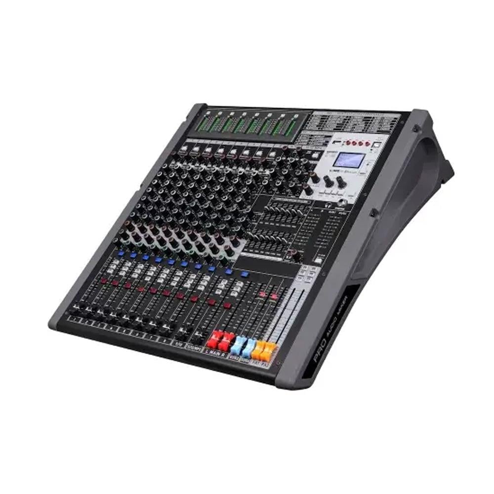 KLANGMEİSTER LİVE-12 12 KANALLI ÇİFT DSP EFEKTLİ 3 AUXLU DECK MİKSER