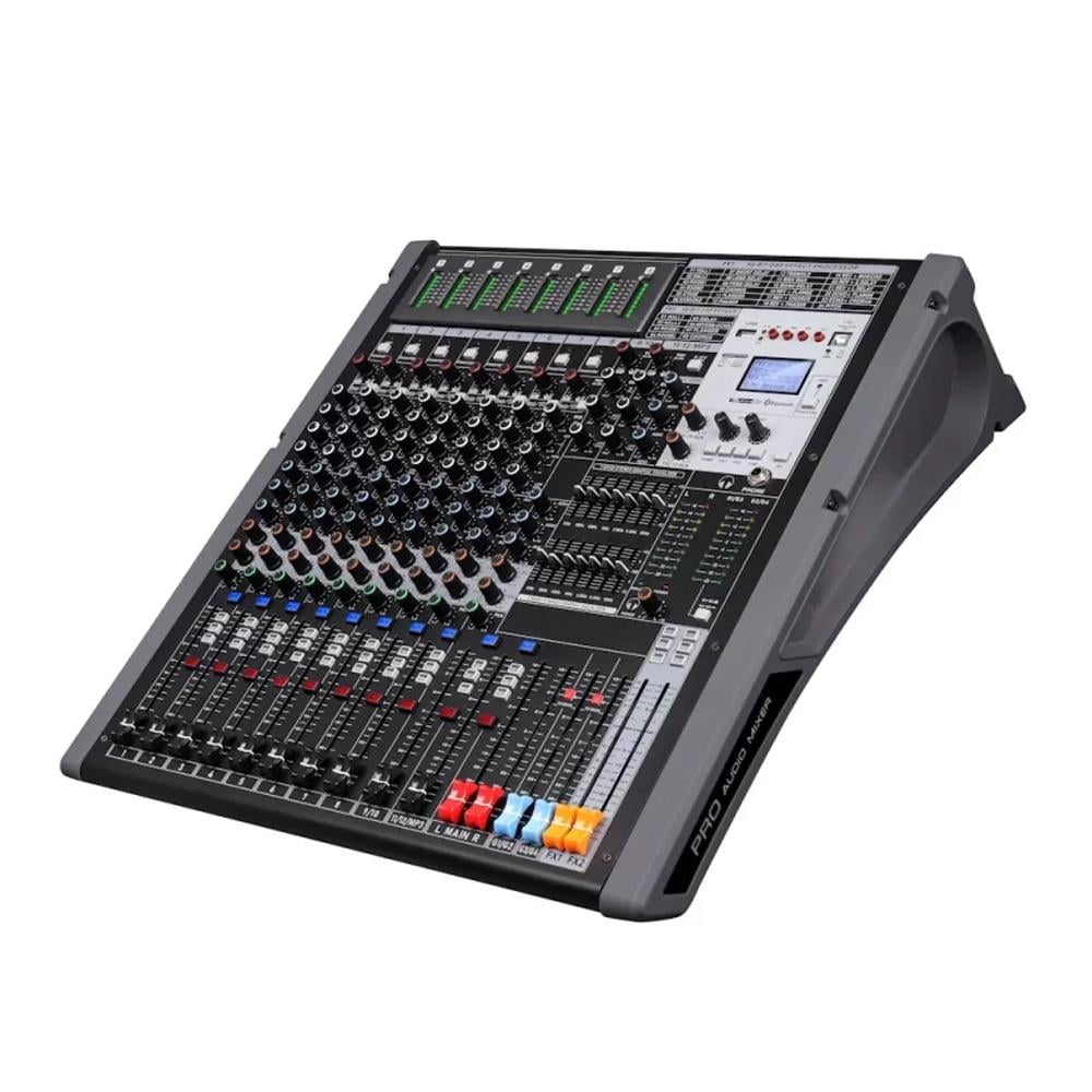 KLANGMEİSTER LİVE 12P-2X 8 KANALLI 2X1800W 3 AUXLU ÇİFT DSP EFEKTLİ ANFİLİ MİKSER  I PENA SİSTEM ELEKTRONİ