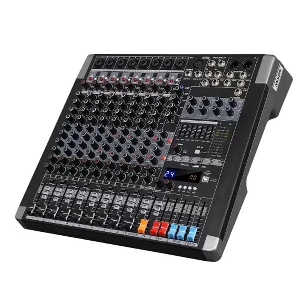 KLANGMEİSTER M10-PRO 10 KANALLI 24 DSP EFEKTLİ 4 AUXLU DECK MİKSER