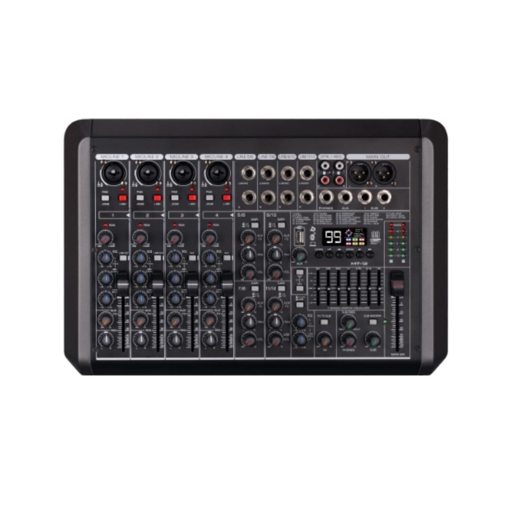 KLANGMEİSTER MT-12 4 MONO MİC/LİNE 4 STEREO LİNE DECK MİKSER