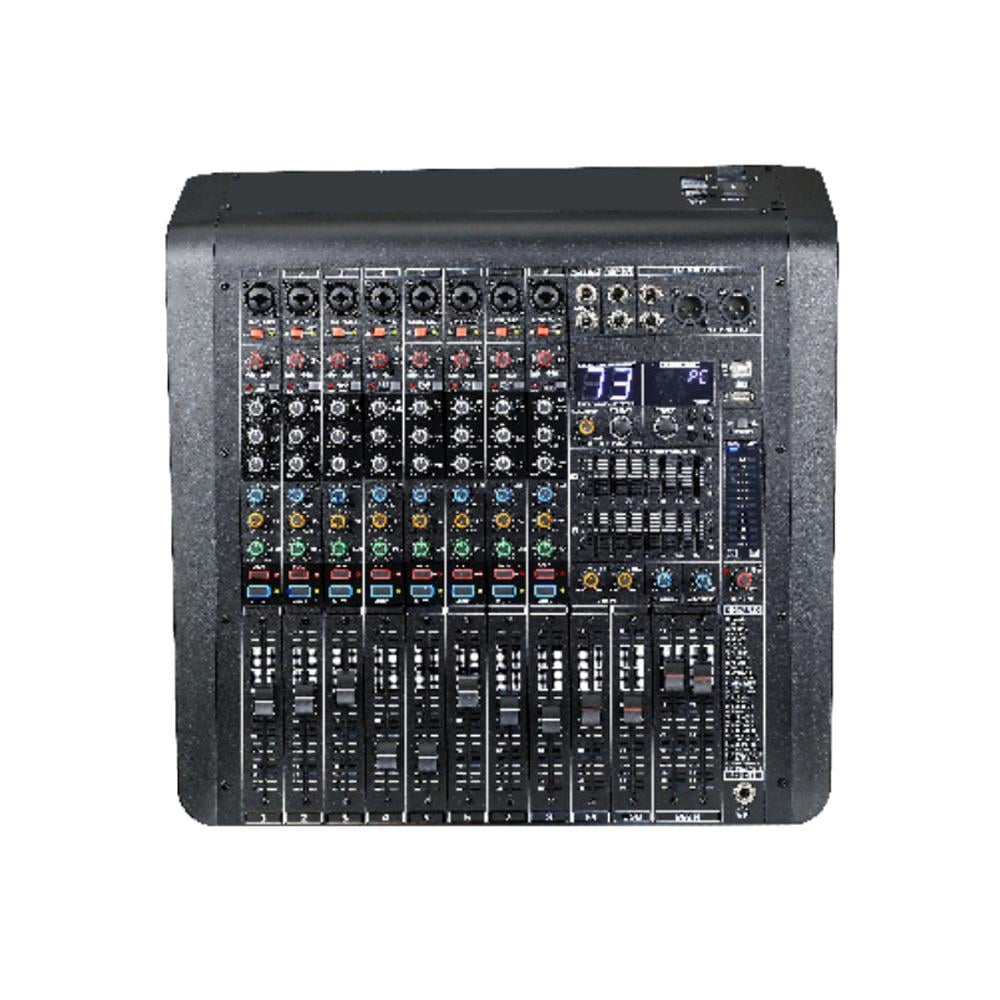 KLANGMEİSTER PM8-PRO 8 KANALLI 2X650W TEK AUXLU 99 DSP EFEKTLİ ANFİLİ MİKSER