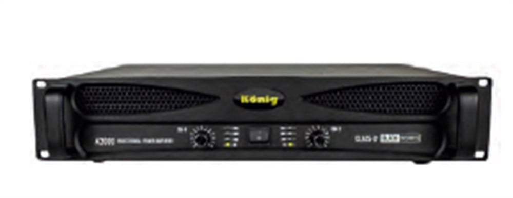 KÖNİG A-1300 BLACK 1000 WATT 2 KANALLI POWER ANFİ
