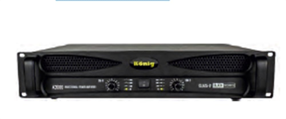 KÖNİG A-2000 BLACK 1700 WATT 2 KANALLI POWER ANFİ