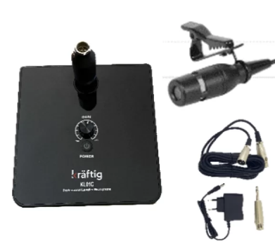 KRAFİG KL-01C VOLUME KONTROLLÜ YAKA MİKROFONU