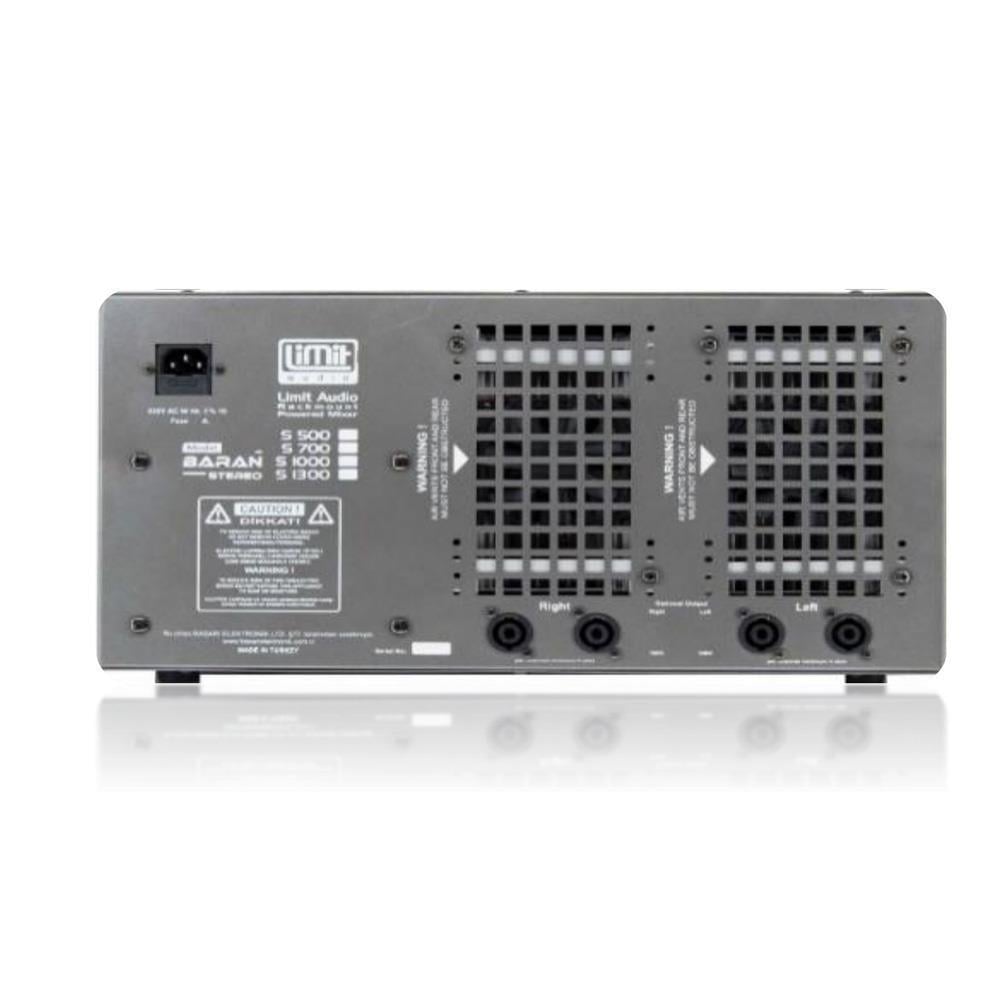 LİMİT AUDİO BARAN M250 +150 6 GİRİŞLİ 100 DSP EFEKTLİ 2X250W +150W ANFİLİ MİKSER