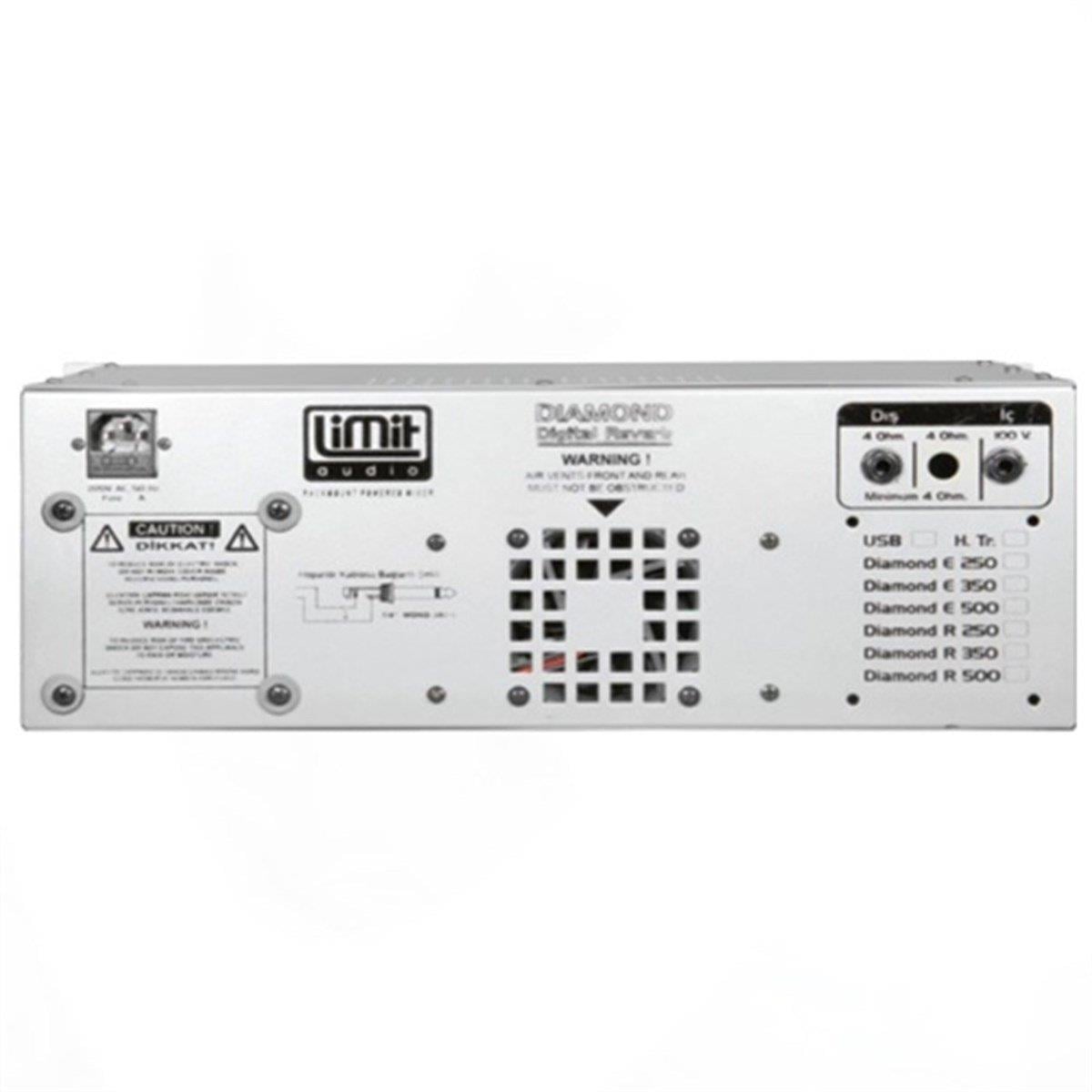 LİMİT AUDİO DİAMOND E-250 6 KANAL GİRİŞLİ 250W EFEKTLİ ANFİLİ MİKSER