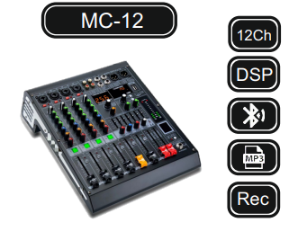 MACHTIG MC-12 12 MONO MİK. GİRİŞ DECK MİKSER