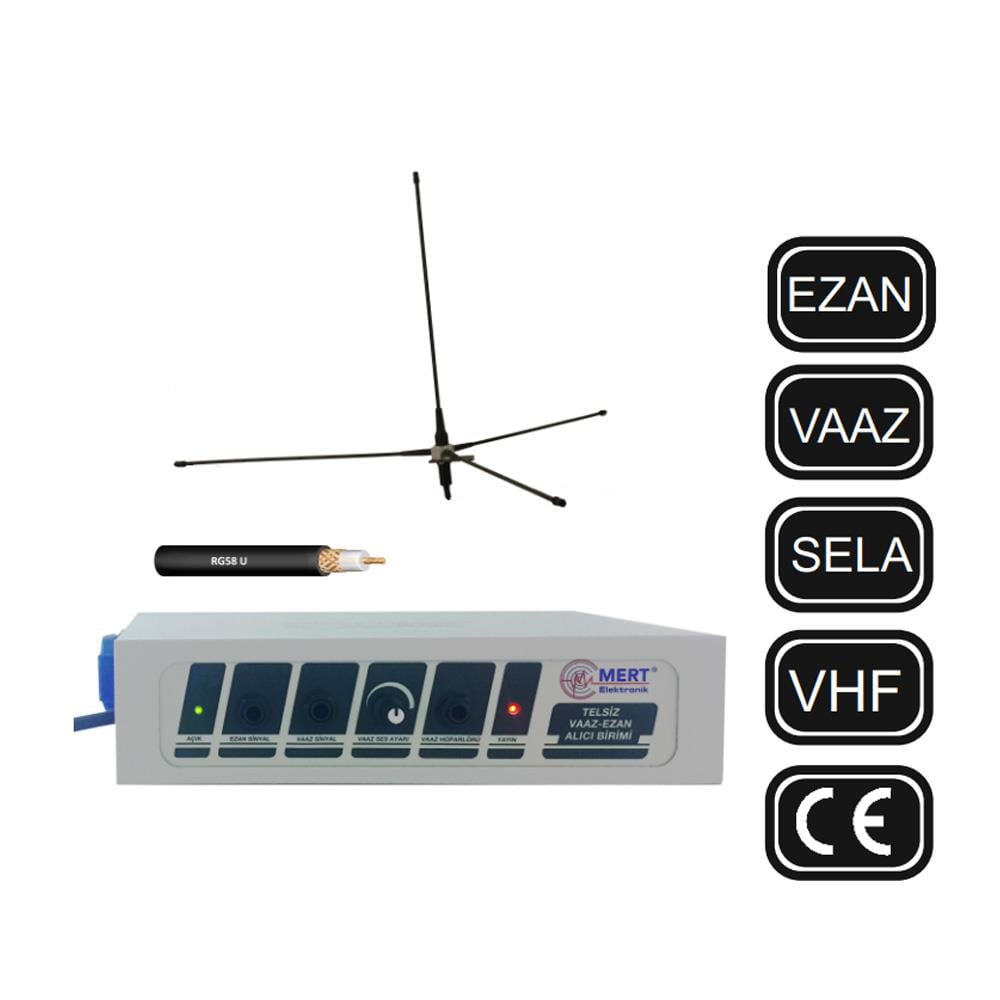 MERT ELEKTRONİK MRT4000 EZAN VE VAAZ ALICISI