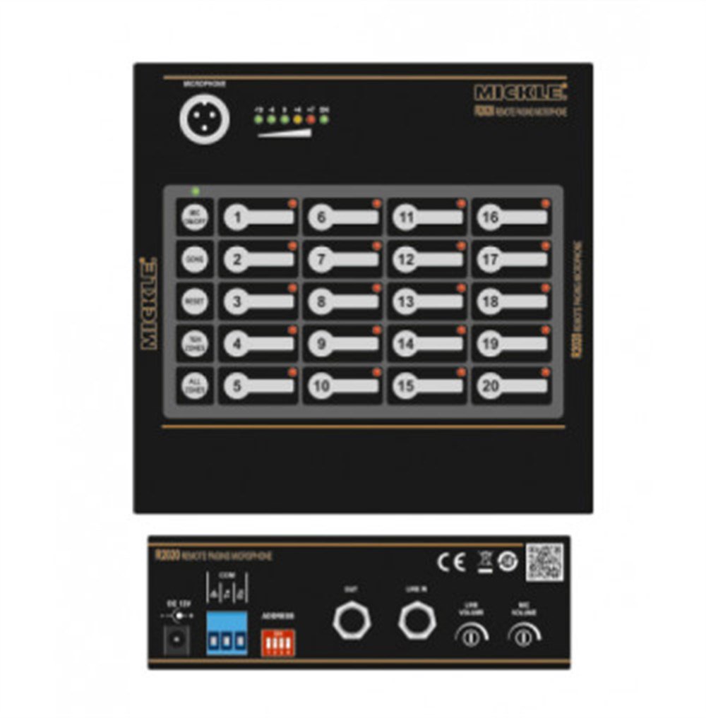 MİCKLE R2020 20 KANAL UZAK MASAÜSTÜ MİKROFON