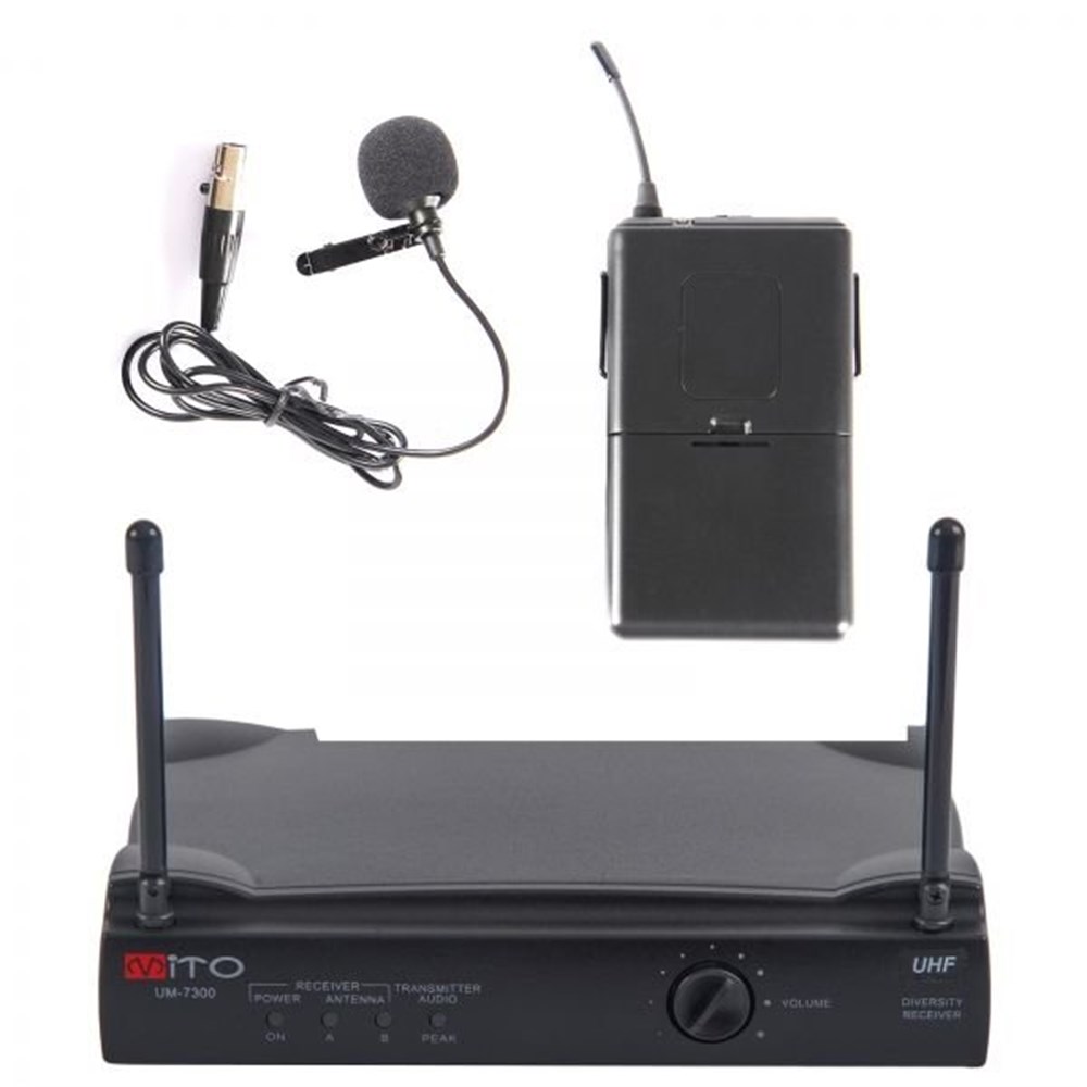 MİTO 7300 Y YAKA TİPİ TELSİZ MİKROFON