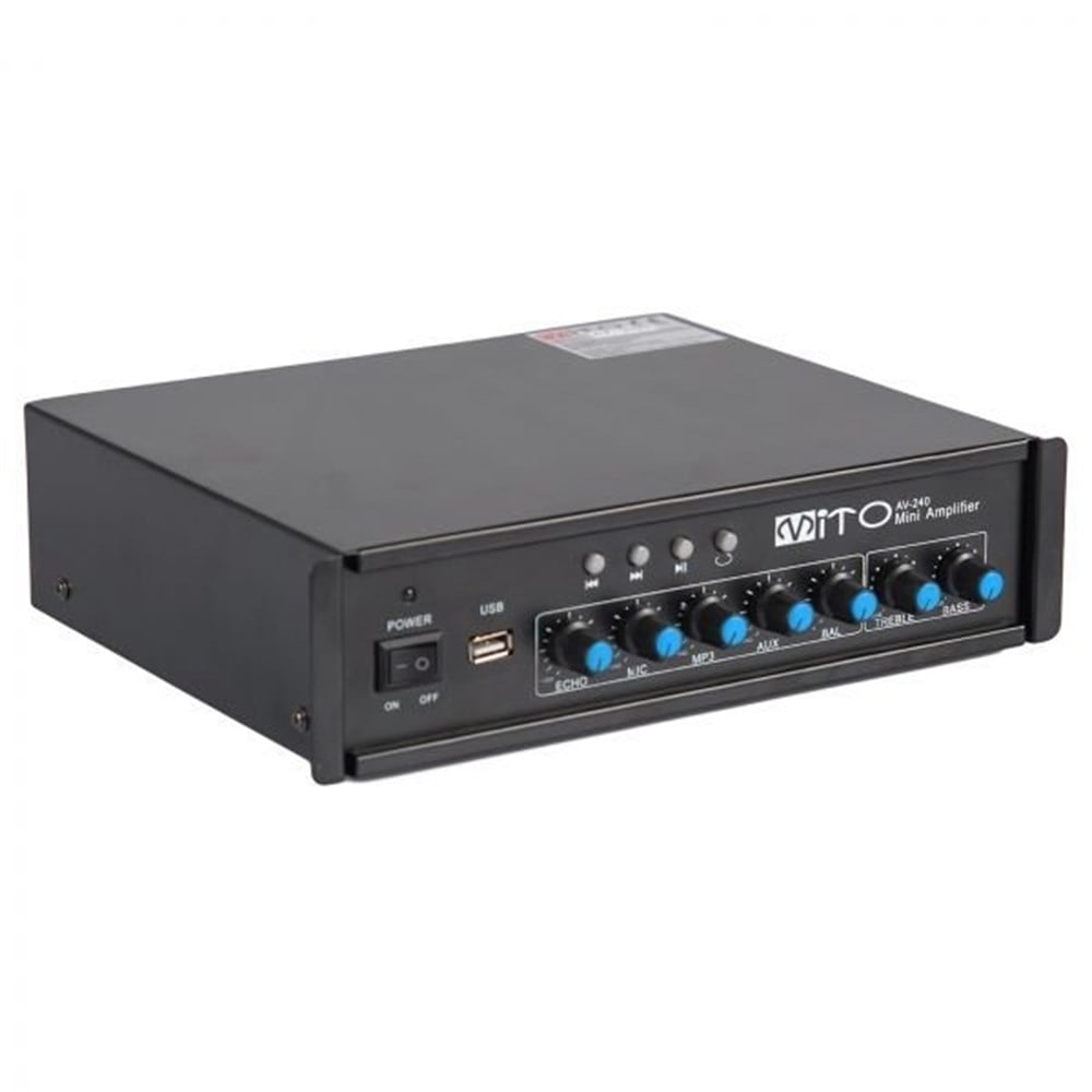 MİTO AV 240 2X40 WATT STEREO 8OHM MİXER ANFİ
