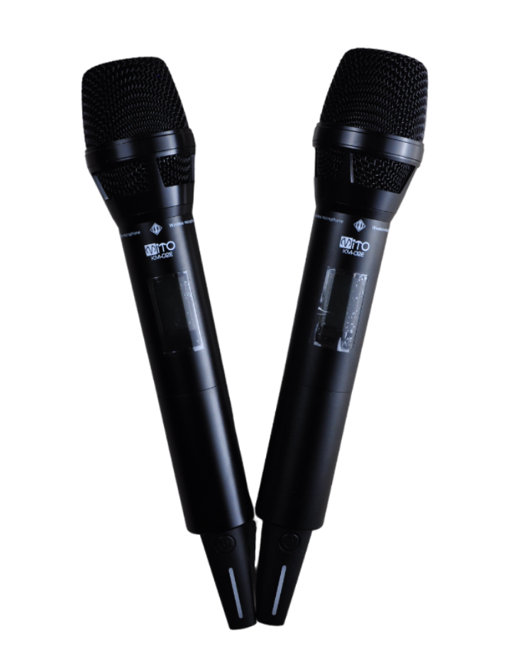 MİTO KM-02EE ÇİFT EL UHF 2X100 FULL DİGİTAL TELSİZ MİKROFON