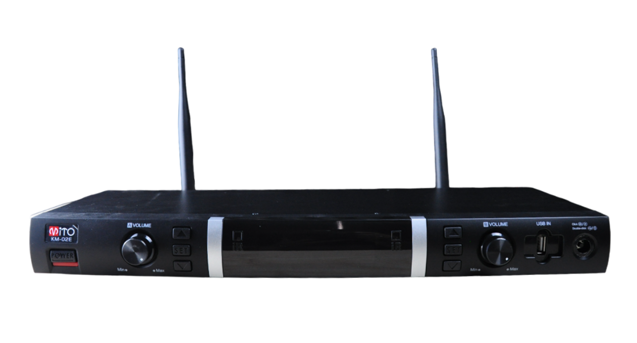 MİTO KM-02EE ÇİFT EL UHF 2X100 FULL DİGİTAL TELSİZ MİKROFON