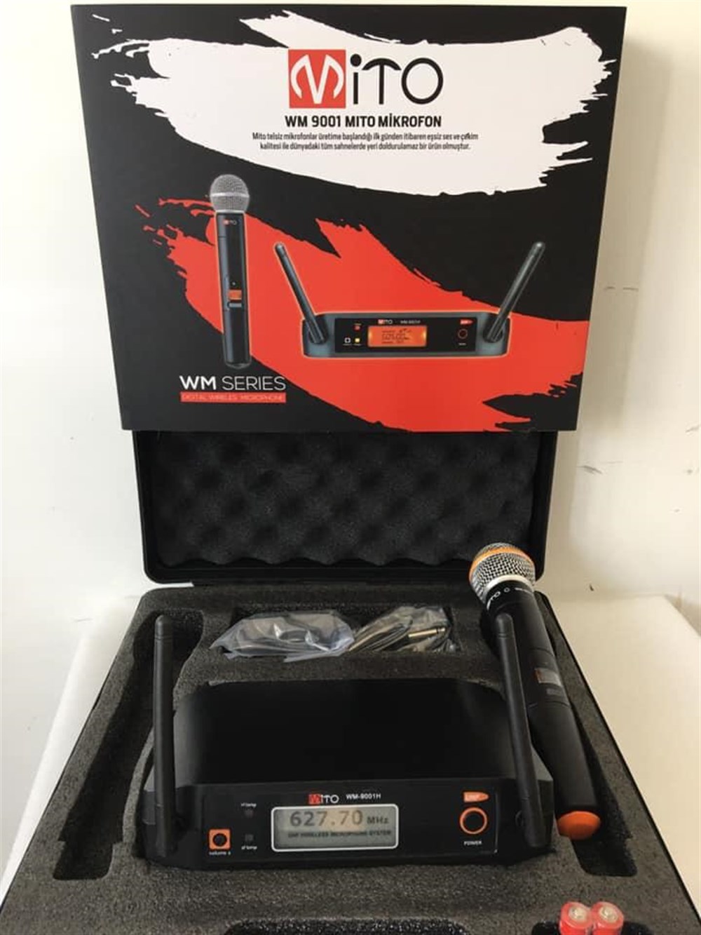 MİTO WM-9002 TEK EL UHF DİGİTAL TELSİZ MİKROFON YENİ NESİL