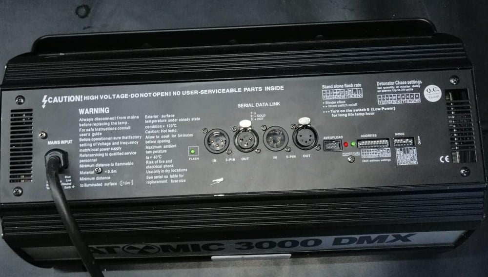 NEXTSTAR ATOMİC 3000 WATT DMX STROBE ÇAKAR IŞIK