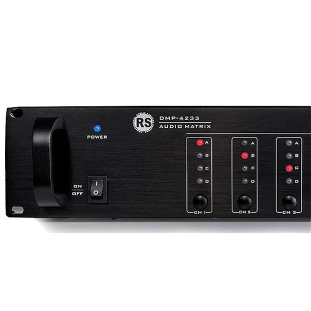 RS AUDIO DMP-4233 8X8 MİKSERLİ ANFİ