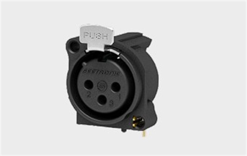 SEETRONIC SCBDF3-V 3 KUTUPLU DİŞİ XLR ŞASE PLASTİK GÖVDE 10 LU HAZIR PAKET 