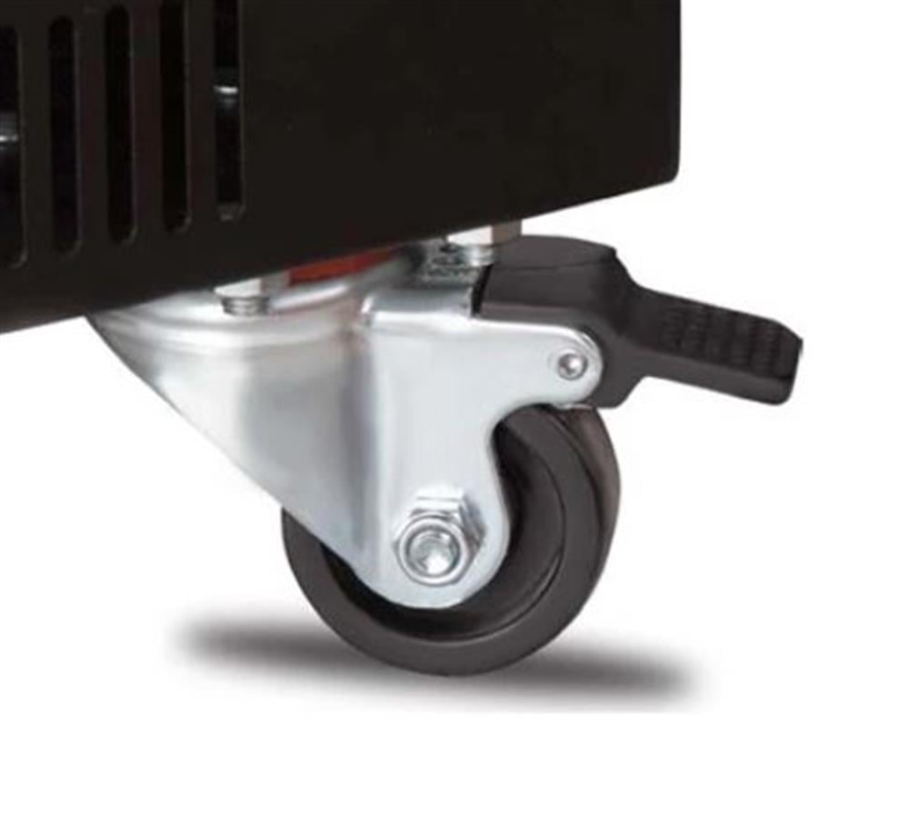 SETRACK 19'' 12U 600X600 TEKERLEKLİ RACK KABİNET+FAN+SABİT RAF