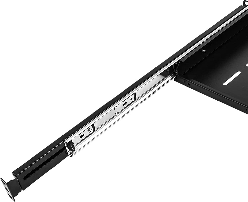SETRACK 19'' 1U HARAKETLİ RAYLI TELESKOPİK RAF