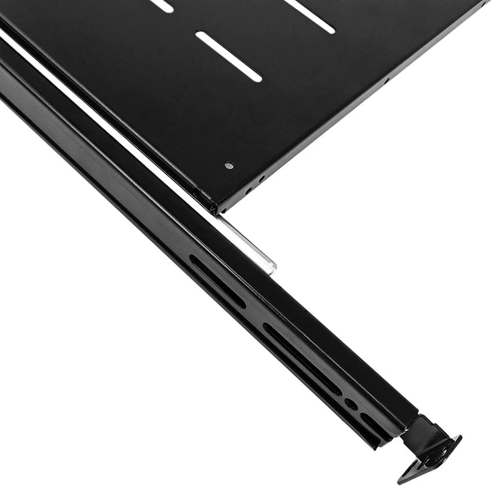 SETRACK 19'' 1U HARAKETLİ RAYLI TELESKOPİK RAF