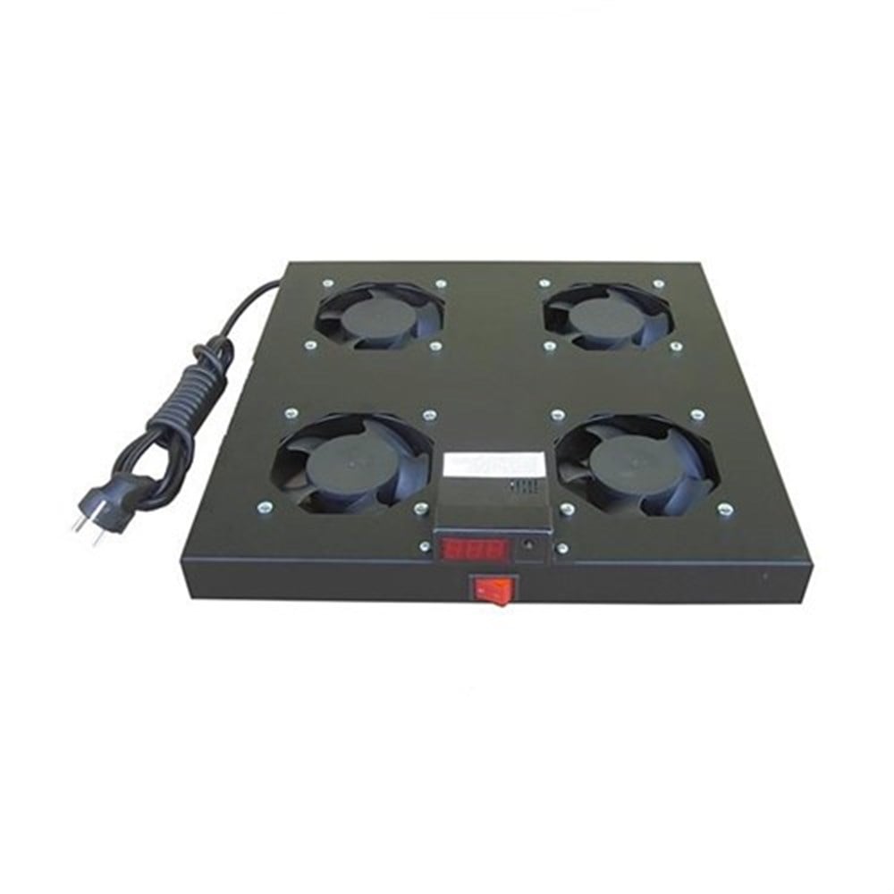 SETRACK 19'' 2 X 220 VAC 4 LÜ TERMOSTATLI MEKANİK FAN MODÜLÜ