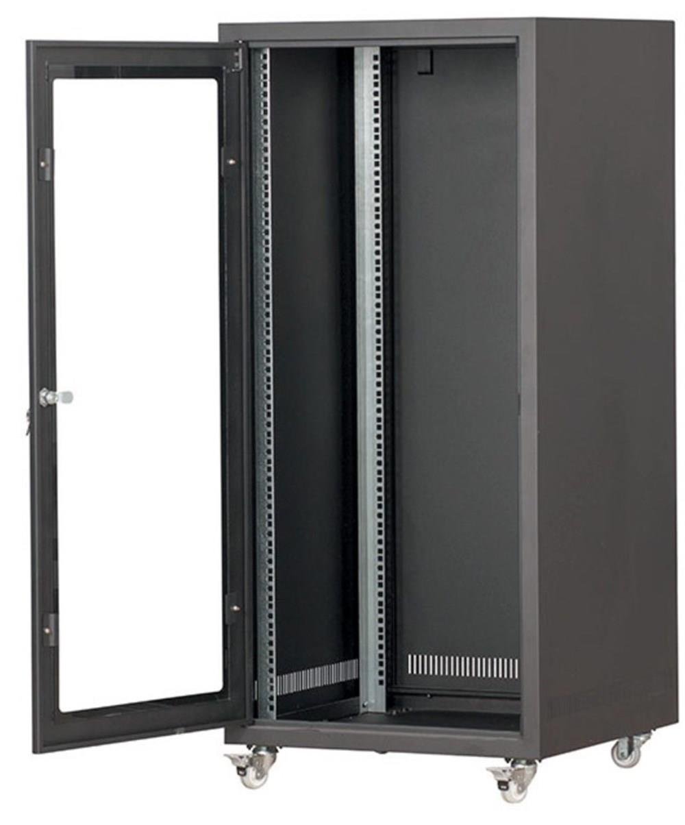 SETRACK 19'' 20U 600X800 TEKERLEKLİ CAMLI RACK KABİNET