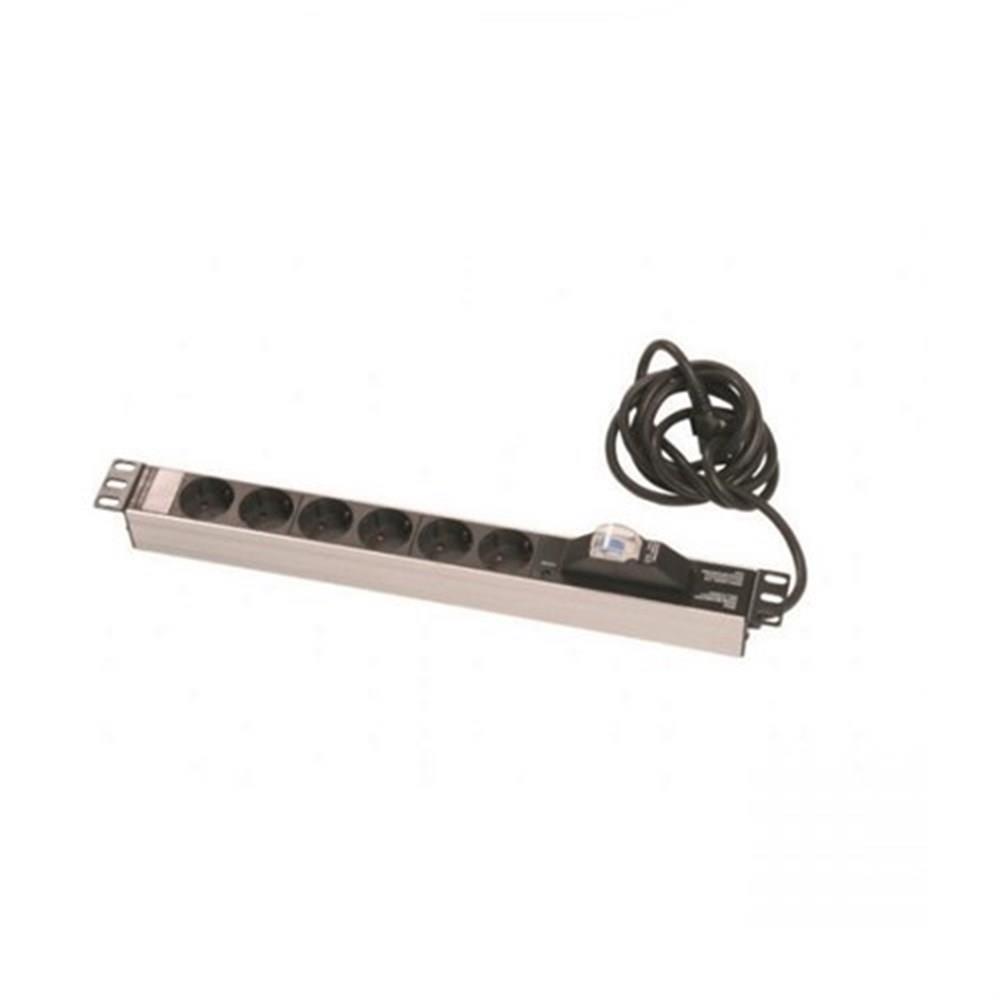 SETRACK 19'' 9U 600X600 DUVAR TİPİ RACK KABİNET+SABİT RAF+2Lİ FAN MODÜLÜ+6LI GRUP PRİZ