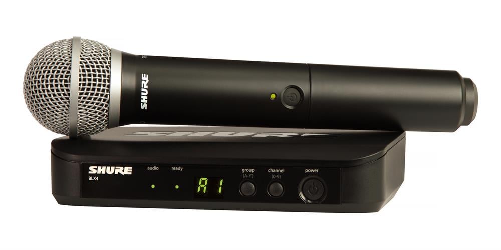 SHURE BLX24/PG-58 TEK EL TELSİZ MİKROFON