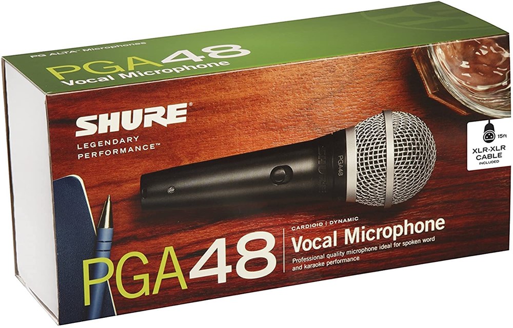 SHURE PGA 48 CARDOİD DİNAMİK VOKAL MİKROFONU