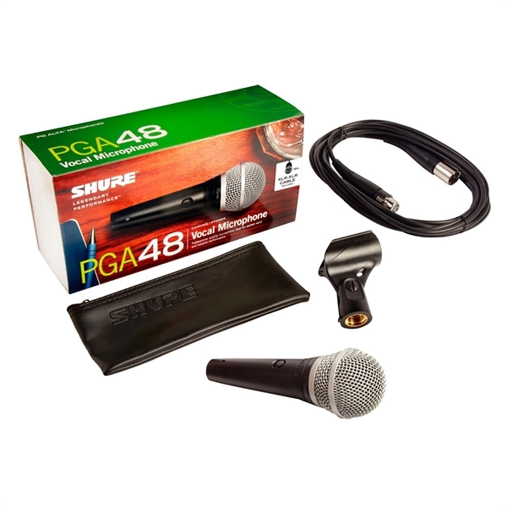 SHURE PGA 48 CARDOİD DİNAMİK VOKAL MİKROFONU