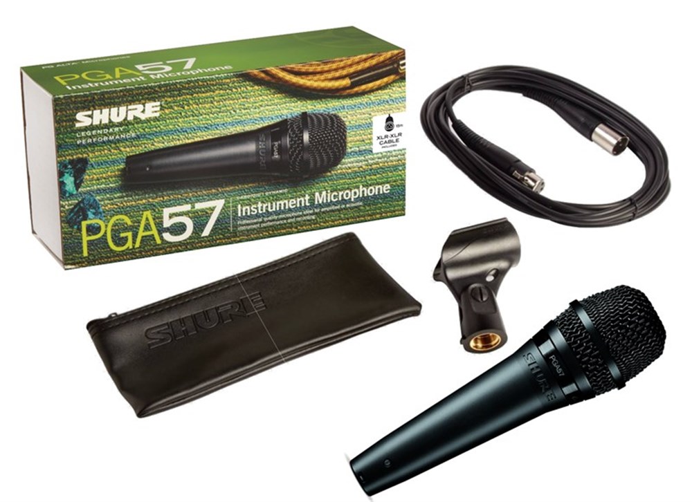 SHURE PGA 57 XLR CARDOİD DİNAMİK ENSTRUMAN MİKROFONU