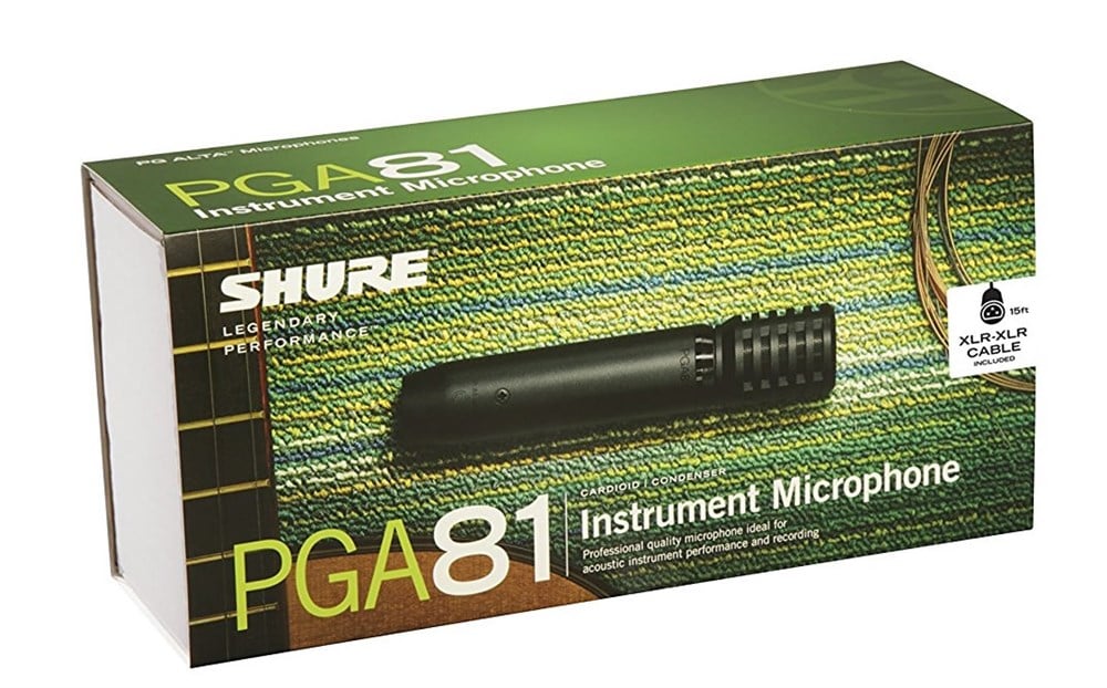 SHURE PGA 81-XLR KONDENSER ENSTRÜMAN MİKROFONU