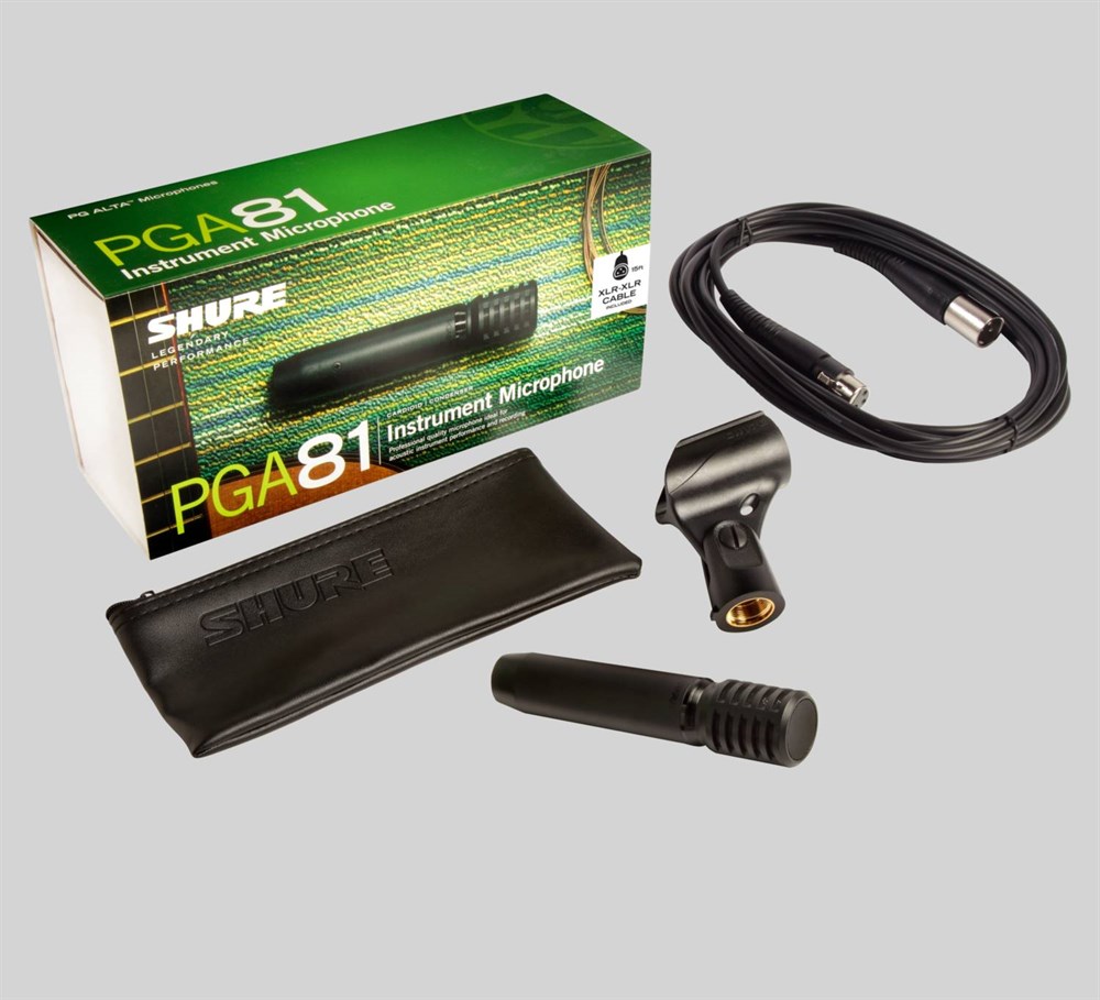 SHURE PGA 81-XLR KONDENSER ENSTRÜMAN MİKROFONU