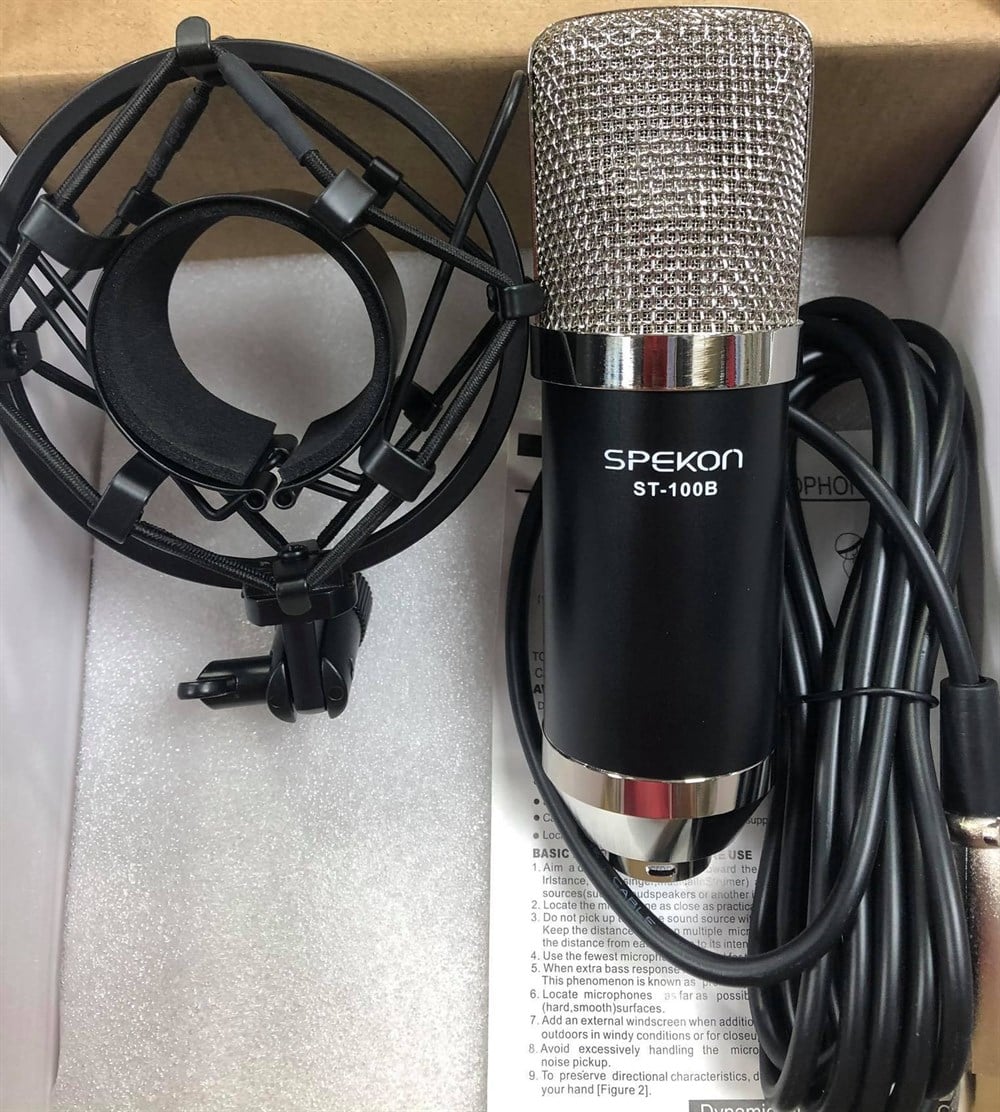 SPEKON ST-100B CONDENSER STÜDYO KAYIT MİKROFONU