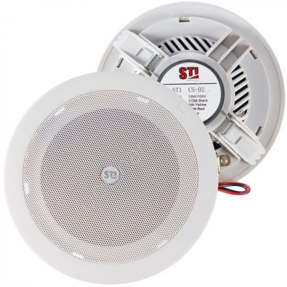 STİ CS-02 ALÇIPAN TAVAN HOPARLÖRÜ 3-6 WATT / 100V TRAFOLU / 8 OHM