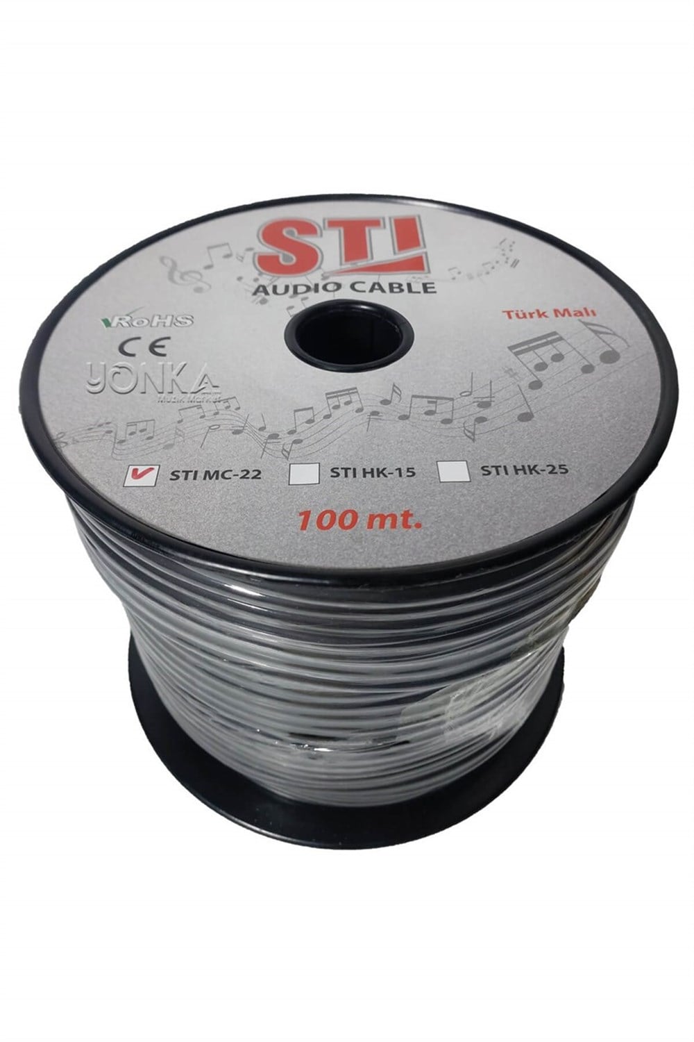 STI MC-22 STEREO MİKROFON KABLOSU (100 METRE)