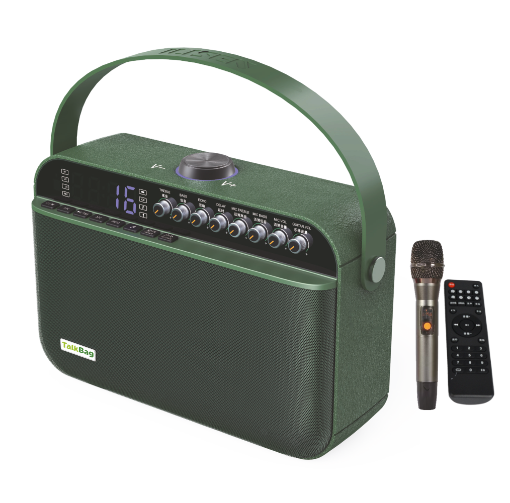TALKBAG TB-100B 120 WATT UHF EL TELSİZ MİKROFONLU TAŞINABİLİR HOPARLOR