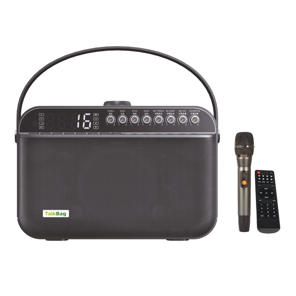 TALKBAG TB-100B 120 WATT UHF EL TELSİZ MİKROFONLU TAŞINABİLİR HOPARLOR