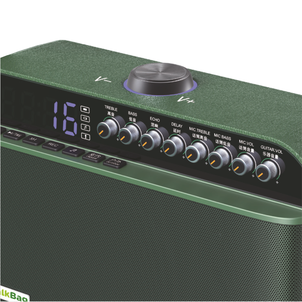 TALKBAG TB-100B 120 WATT UHF EL TELSİZ MİKROFONLU TAŞINABİLİR HOPARLOR