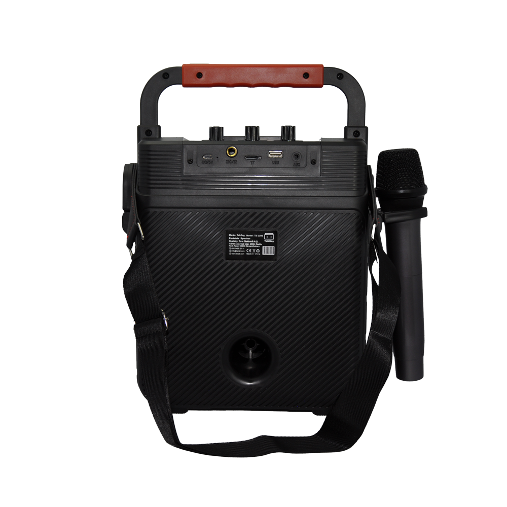 TALKBAG TB-200B LED EKRANLI 60W TEK EL TELSİZ MİKROFONLU TAŞINABİLİR HOPARLOR