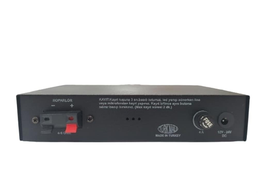 VOİCE TİME VT-40 K DC-12 40 WATT KAYITLI USBLİ AMPLİFİKATÖR